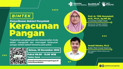 Bimtek Pemeriksaan Bakteri Penyebab Keracunan Pangan featured image